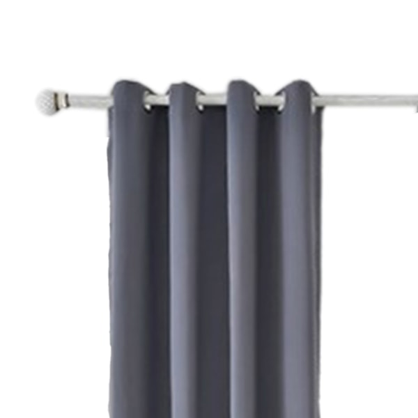 Mörkläggningsgardin polyester sovrum mörkläggningsgardiner mörkgrå för hushållsdekoration
