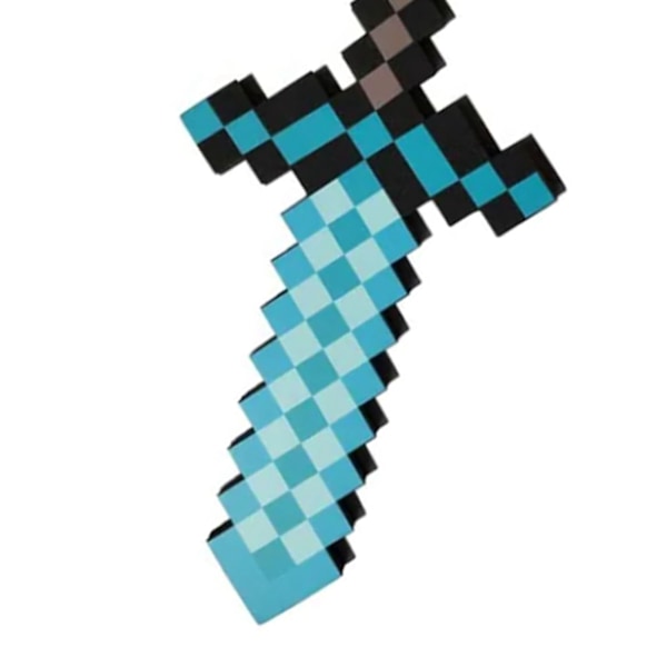 Diamond Sword Safe Soft EVA Diamond Foam Sword för tillbehör för speltemafestkostymer