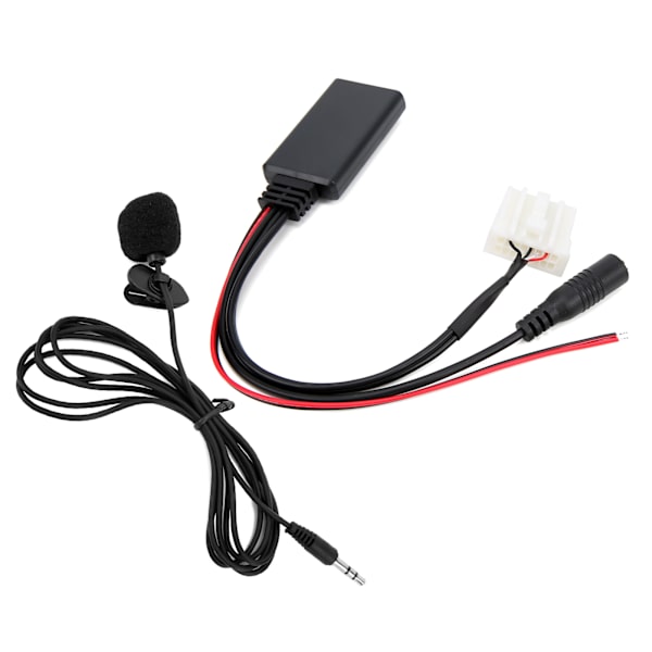 Mikrofonadapter Aux-lydkabel Bluetooth 5.0 150 cm Længde Udskiftning til Mazda 2/ 3/ 5/ 6