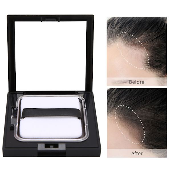 Hair Shadow Powder Naturligt vattentätt, svettsäkert hårlinje Shadow Powder 12g (mörkbrunt)
