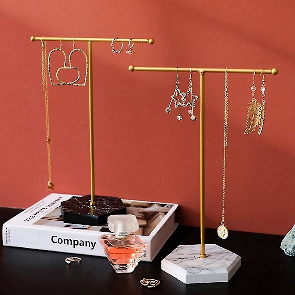 Metall smyckesställ display arrangör torn för halsband
