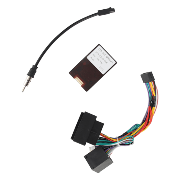 Auton virtajohtosarja Audio-kaapeliadapteri Canbus-laatikolla Korvaa F30/F10/X5/E46/E39/E53