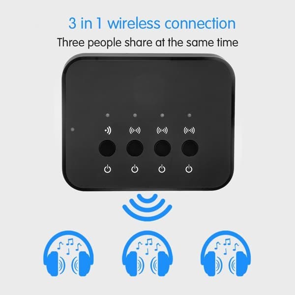 Trådløs stereo Bluetooth 4.0 lydadapter - 3,5 mm kablet musikdelingsenhet