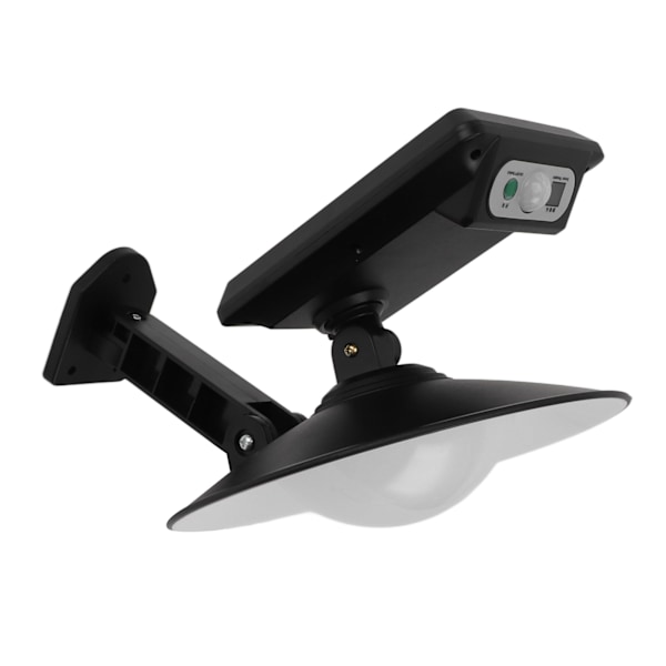 Solar Barn Light Wall Mount IP65 Waterproof Light Sensor Human Body Induction with Remote Control Security Light for Porch