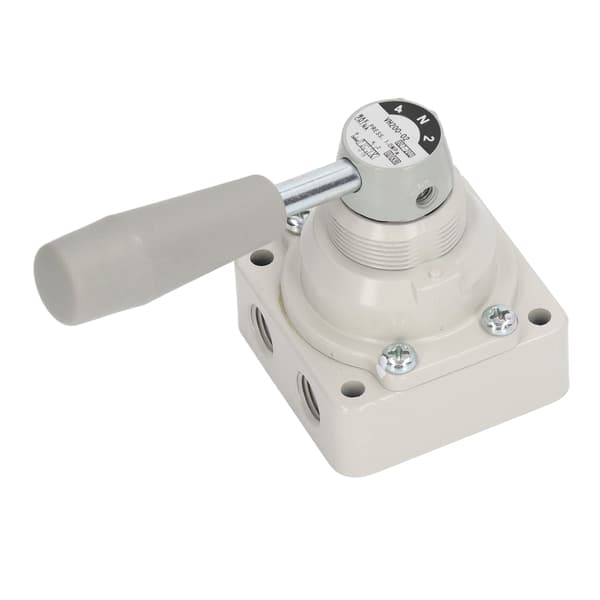 Manual Rotary Valve with Handle 3-Position 4-Way Reversing Bidirectional Flow Control Valve