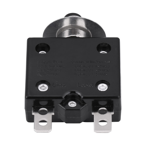 10A Manual Reset Thermal Circuit Breaker Overcurrent Overload Protector