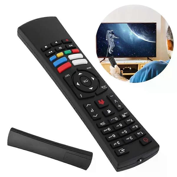 RC4591P Ny erstatningsfjernkontroll passer til Bush LED Smart TV ELED32FHDSDVD QLED65UHDS DLED40FHDS[LD]