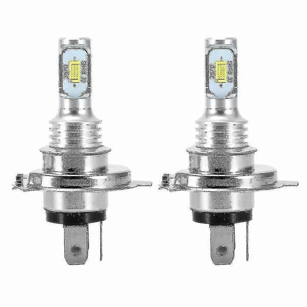 2 x H4 9003 Hb2 6000k Super White CSP LED-forlygtesæt