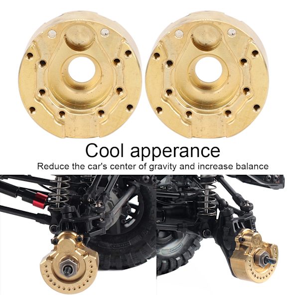 Axeldörr Kugghjul Mässing T4 Motvikt Balansvikt för TRAXXAS TRX4 RC Crawler