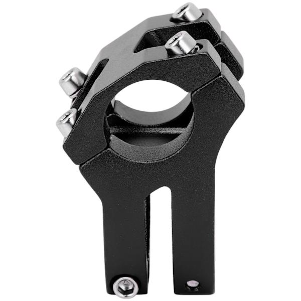 LUNJE 25,4x35MM Cykelstyr Kort Frempind Riser Aluminiumlegering Cykel Hul Frempind Sort