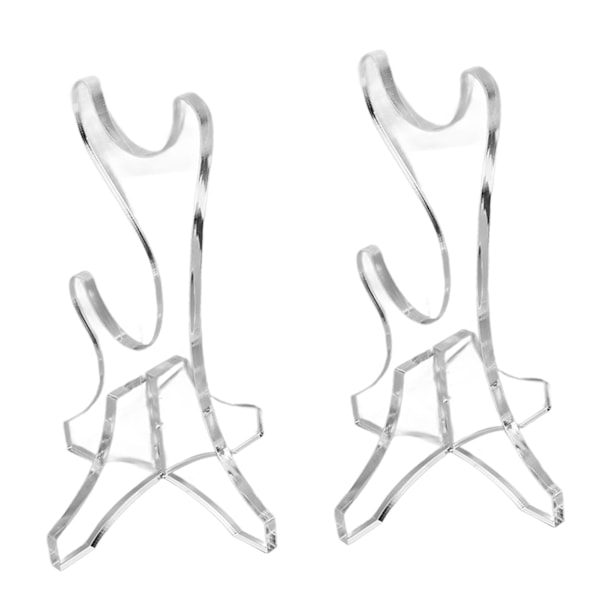 2st Sword Stand Akryl Stabil Lätt att installera Unikt multifunktionellt displayställ för Wand Hem Vardagsrum Transparent