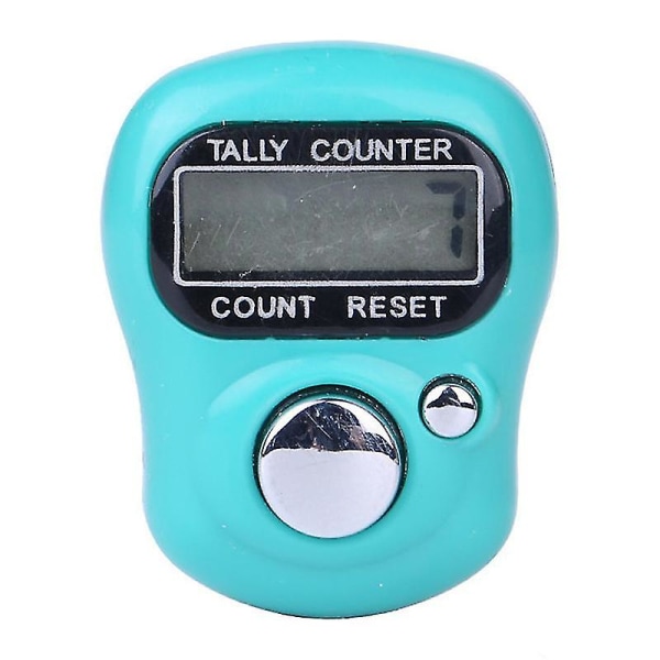 Elektronisk Digital LCD Finger Tally Counter Velg farge Golf Bønn Hodetelling