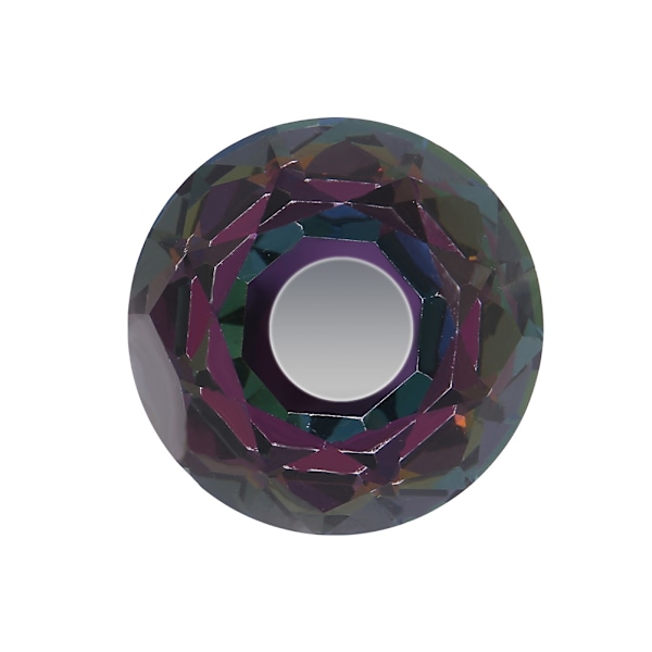 Magnetisk spikspets Övningsstativ Base Legeringshållare Nail Art Display Färgglad diamantkristall