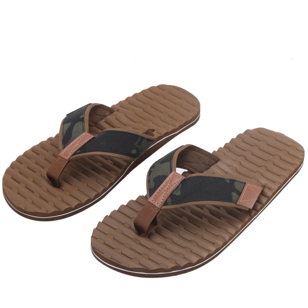 Sommer letvægts flip-flops flerlags hjemmesko EVA flip-flops mudderfarve bund (45)