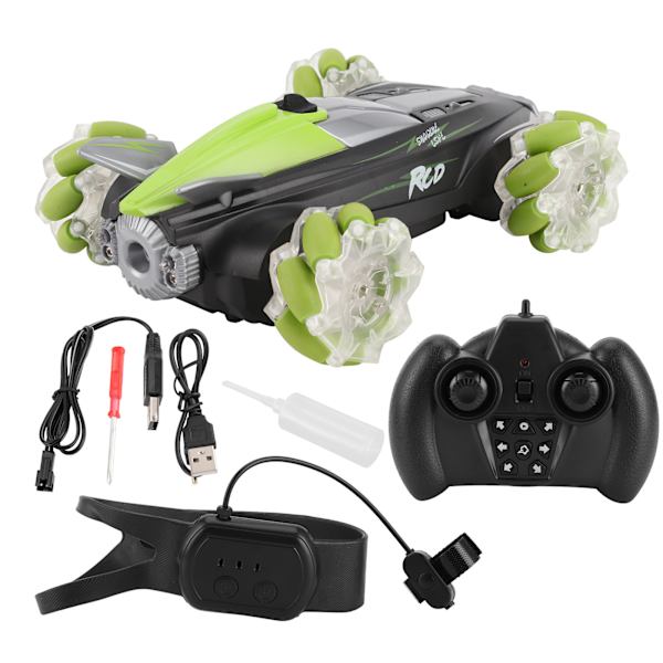 360° pyörivä Ladattava RC-auto 2,4G sähköinen spray-driftausauto kaksoiskaukosäätimellä