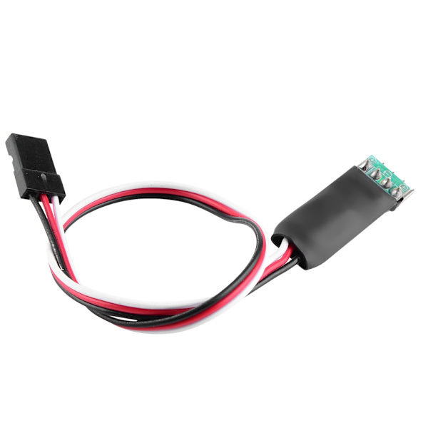 Fjernkontroll bil lysmottaker kabel To-kanalsbryter for RC modellbil
