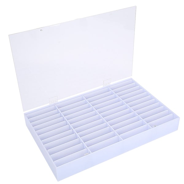 Tomme Spiktips Opbevaringsboks Klar Neglekunst Dekorationsbeholder Falske Negle Display Case
