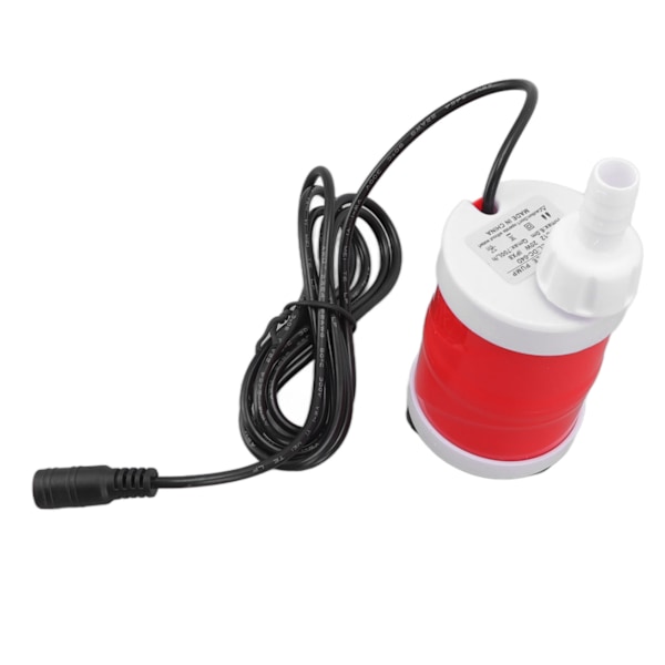 Akvarium nedsenkbar pumpe Multifunksjonell Bærbar Stille Lavt vannstand Fiskedam Vannpumpe DC12V 20W