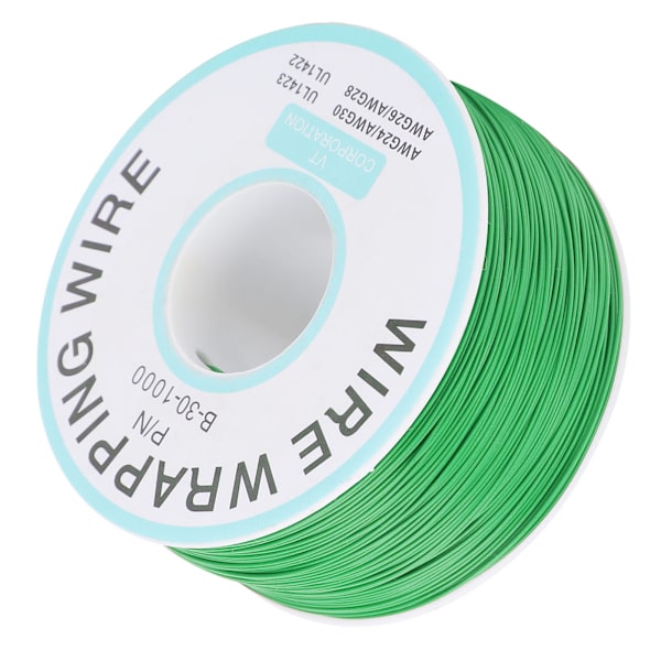 Copper Wire Circuit Board Flying Wire Tinned Single Core Electronic Connection Line Green
