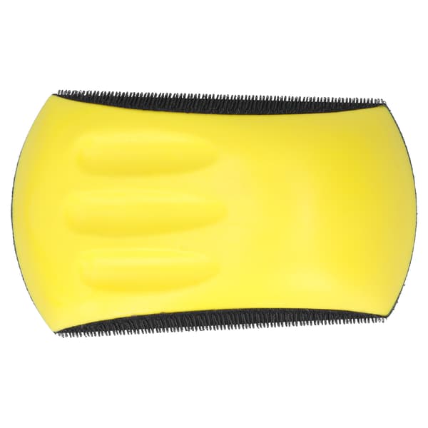 Hook and Loop Hand Sanding Block, Manual Handheld Sanding Block Polishing Disc 6in 150mm
