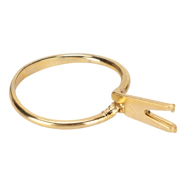 Ring Blank Support 4 Claw Form Visuellt stål Ring Spring Prong Tool för juvelerare Guld