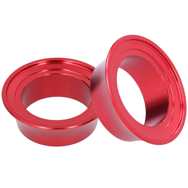 2st CNC-alumiiniseos 15mm Pyörä Taper Washer Pyörä Etuhaarukka Kartiomainen Ohjainputki Punainen