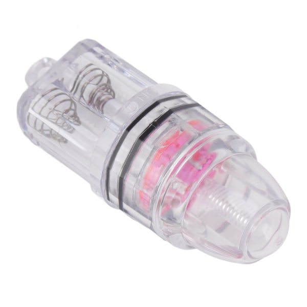 Deep Drop Fiske Lys Transparent Plast AA Batteridrevet LED Fiske Lys for Trolling Hav Ferskvann Rød