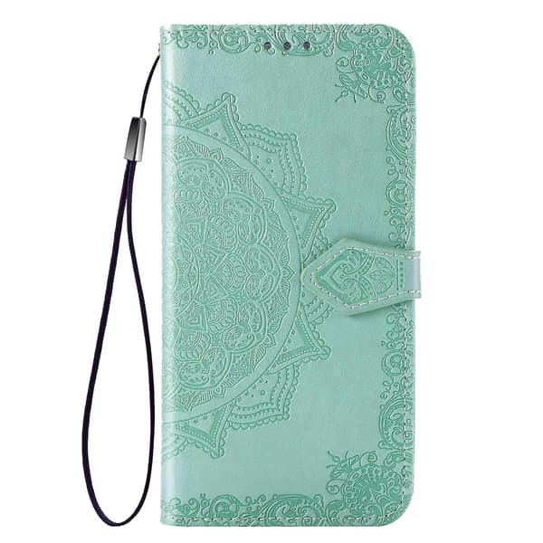 Preget Mandala Blomsterdeksel Kompatibel med Xiaomi Poco X3 NFC[LD] Green