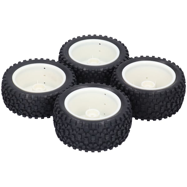 4kpl kauko-ohjattava pyörännavan rengas kumirengas korvaava 1/10 RC-kilpa-autolle