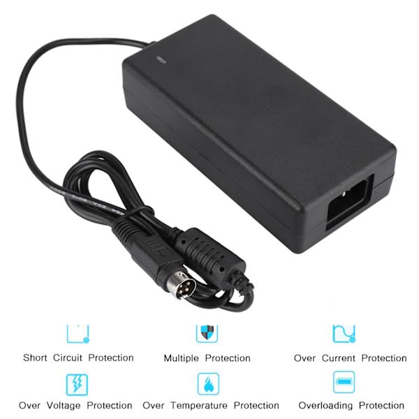 Kraftfuld 12V 5A-adapter til opladning af bærbar computer/notebook