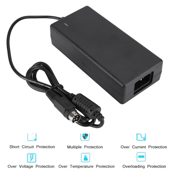 Kraftfull 12V 5A-adapter för laddning av bärbar dator/notebook