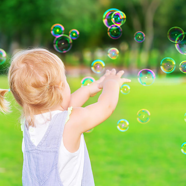 6 stk/sæt Tilfældig farve Børn Bubble Wand Tool Bubble Maker Koncentrat Stick Blæser Udendørs Blæsende Bubble Tool Sjove legetøj Gaver