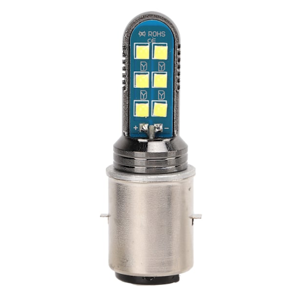 12LED BA20D LED-strålkastare Motorcykel Elfordon Dubbelklo BA20D Motorcykelljus