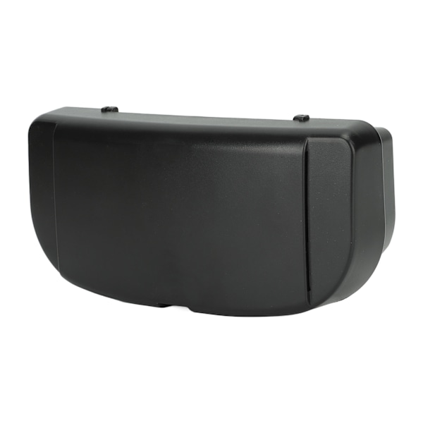 Multifunktionel bil solbrillerholder Bil Solskærm Solbrilleretui Holder Briller Organizer Box med klemme Sort