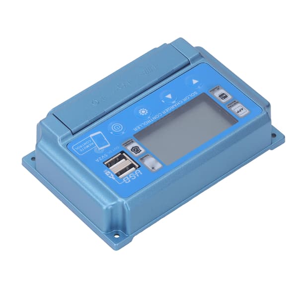 MPPT Solar Charge Controller 12V 24V 36V 48V 60V Självanpassande Dubbel USB Solpanelregulator med Bluetooth 60A