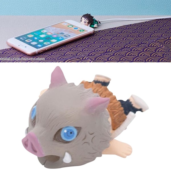 Söta tecknade bett Kabelskydd Tuggare Sladdsparare Anime Trådskydd