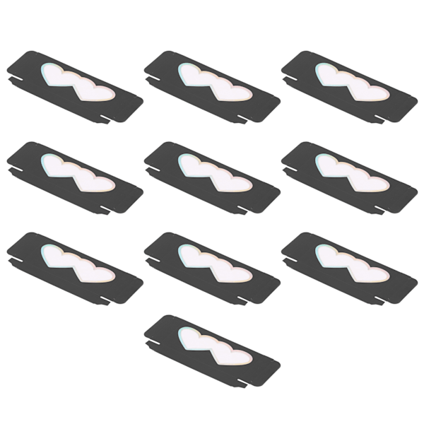 10 stk løsvippeemballasjeboks Tomme vippeetuiholder Papirlagringboks ContainerD26