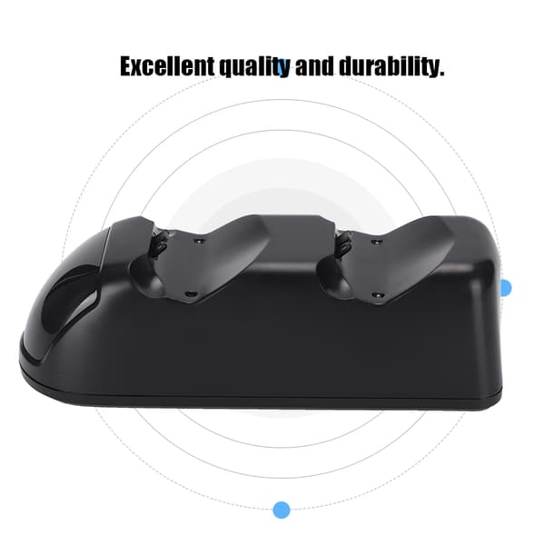 USB 5V oplader med dobbelt porte med LED-indikator til PS4 og Xbox One/S