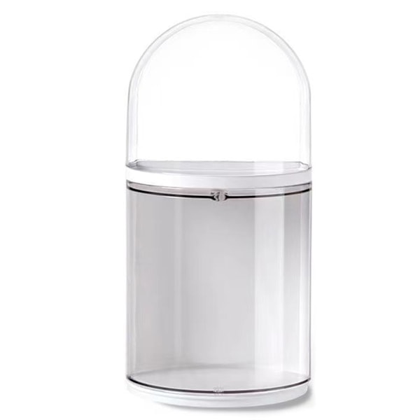 Figur Förvaringslåda Transparent väggmonterad docka Figur Display Box Utställningslåda 2 lager 11x22cm