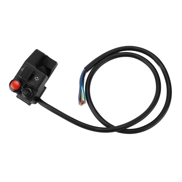 22 mm vänster motorcykel 7/8 tums styromkopplare 3 i 1 signalhorn Blinkers för halvljus tryckknapp