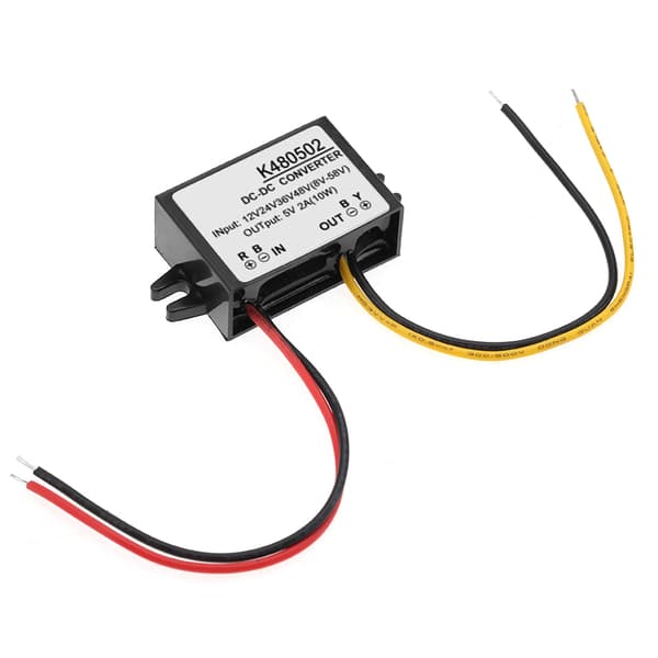 DC-DC 12V/24V/36V/48V til 5V 2A Buck Converter Step Down Strømforsyningsmodul