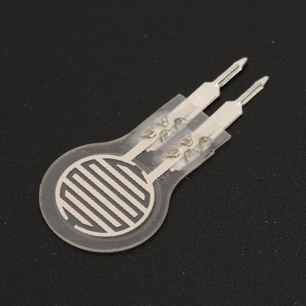 10kg Flexibel Tunnfilmsresistor Typ Tryckkraftsensor Diameter 7,5mm