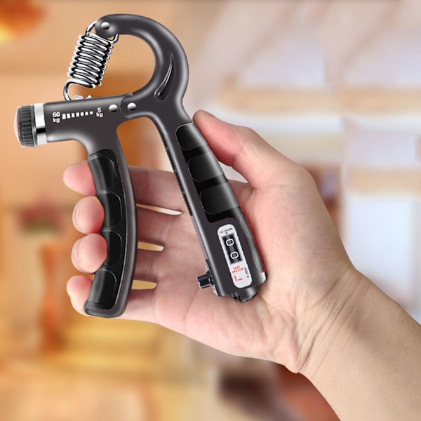 Grip Strength Trainer Justerbara handgrepp för styrketräning Handled och underarm Styrketränare Svart