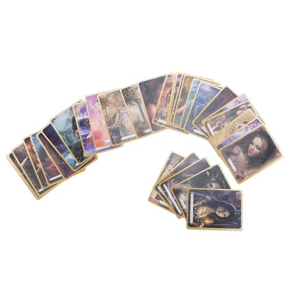 Party Tarot Card Deck Vuxen Portable Fate Divination Card Future Taling Board Game Gift
