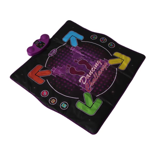 Kids Dance Mat Electronic Pad Toy 4 Game Modes Adjustable Built-in Music Dance Gift Does Not Light Up