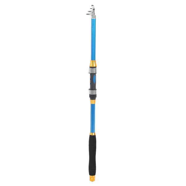 1.8m Portable Telescopic Fishing Rod AntiSlip 360 Degrees Bendable Sea Fishing Rod