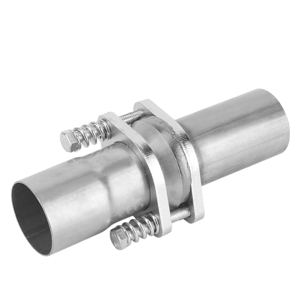 Udstødningsflange fjederbolt reparationsrørsæt Quick Fix 2,25 tommer ID til 2,25 tommer OD Universal rustfrit stål