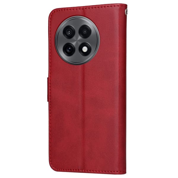 [LD]SKALO OnePlus 13R PU læderpung etui - Vælg farve Red red