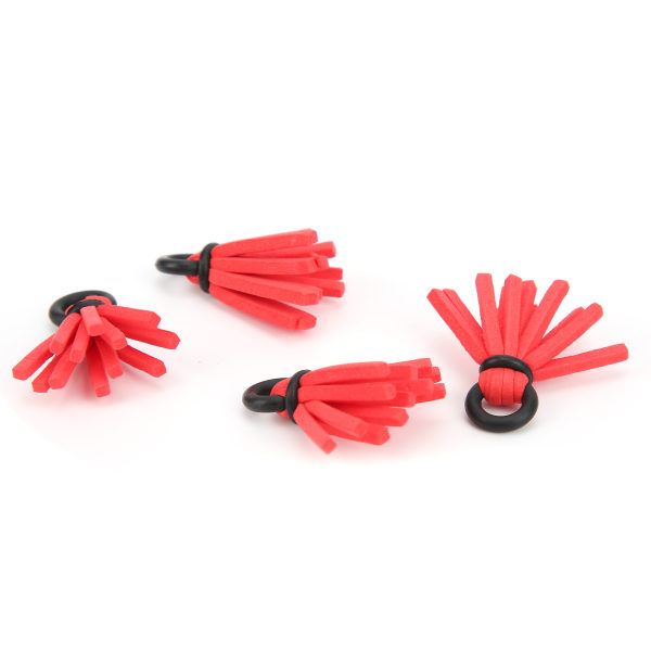 4 stk. Fluefiske Float Foam Strike Indicators Drift Krok Posisjonering Floats BobbersRød