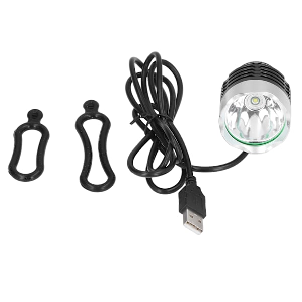 Sykkellykt LED Sykkelforlykt Superlys USB-strømforsyning for sykling